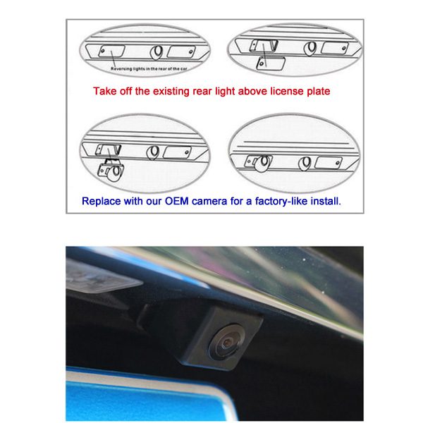 OEM Backup Camera for Toyota RAV4 Factory Reverse Camera