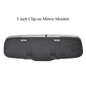 5 inch clip-on rear view mirror monitor back side & oembackupcam.com