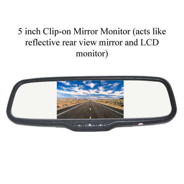 mercedes vito viano 5 inch rear view mirror rear reversing parking camera 