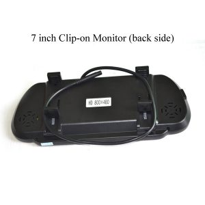 7 inch clip-on mirror monitor back side & oembackupcam.com