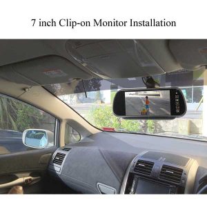 7 inch clip-on mirror monitor customer installation & oembackupcam.com