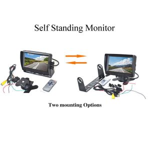 7 inch self standing monitor with 2 mounting options & oembackupcam.com