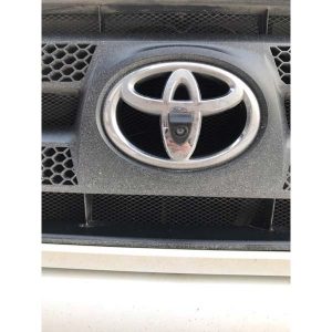 Toyota Front View LOGO Camera installation 3 & oembackupcam.com