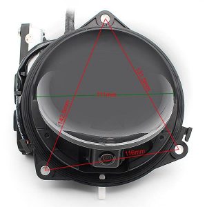 Volkswagen OEM Emblem Pop Open Backup Camera dimension & oembackupcam.com