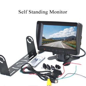 self standing rear view monitor with 2 mounting options & oembackupcam.com