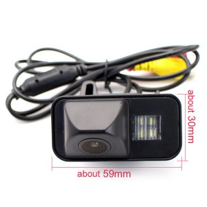 Toyota Avensis Backup Camera dimension & oembackupcam.com
