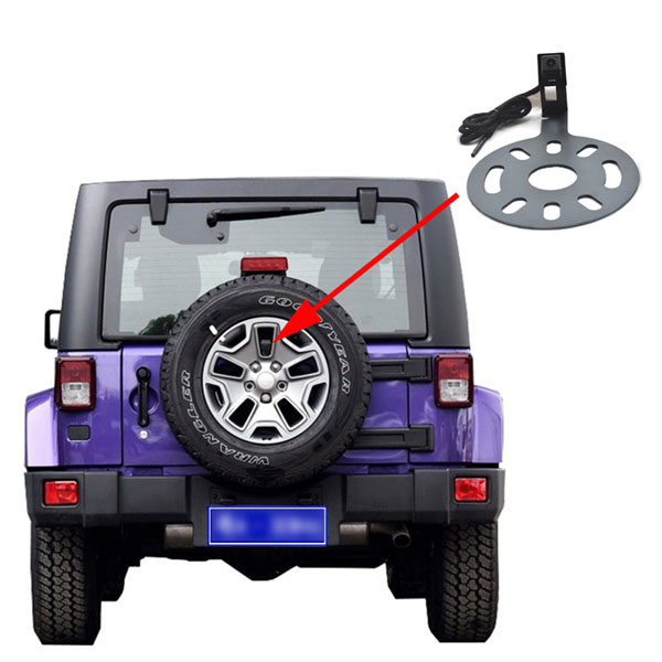 Vardsafe VS662 jeep wrangler backup camera 