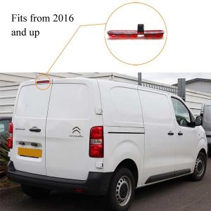 Brake Light Reverse Camera installation guide for Citroen Jumpy Dispatch SpaceTourer Peugeot Expert Traveller ProAce (2016-2019)